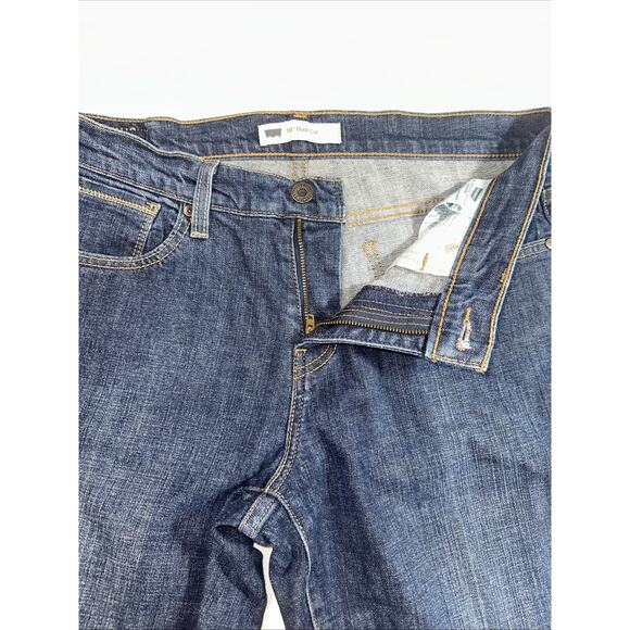 Levi's 515 Jeans Women's 8 Boot Cut Mid Rise Dark Wash Denim Stretch 31x29 - Picture 5 of 8